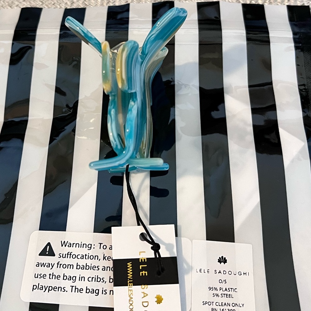 LELE SADOUGHI NWT AUTHENTIC PLAYA LILY CLAW CLIP. - Picture 5 of 10
